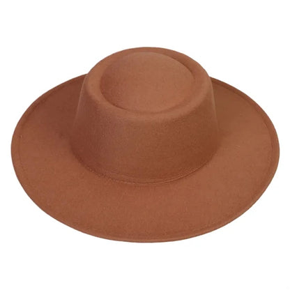 MOQ50 Wide Brim Vintage Fedora Hat