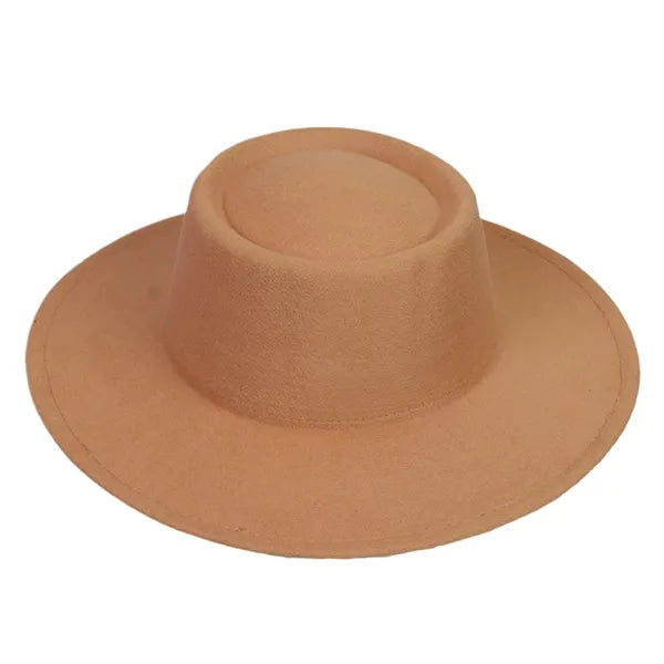 MOQ50 Wide Brim Vintage Fedora Hat