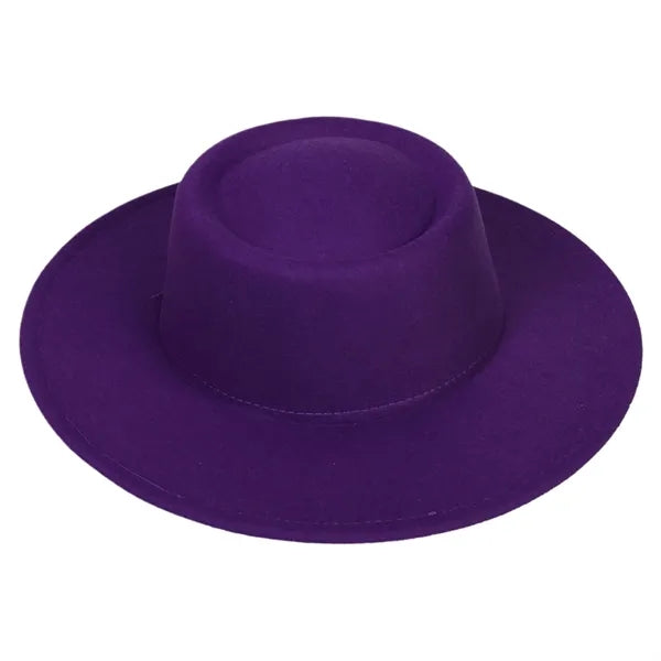 MOQ50 Wide Brim Vintage Fedora Hat