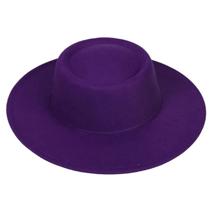 MOQ50 Wide Brim Vintage Fedora Hat