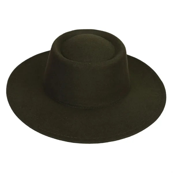 MOQ50 Wide Brim Vintage Fedora Hat