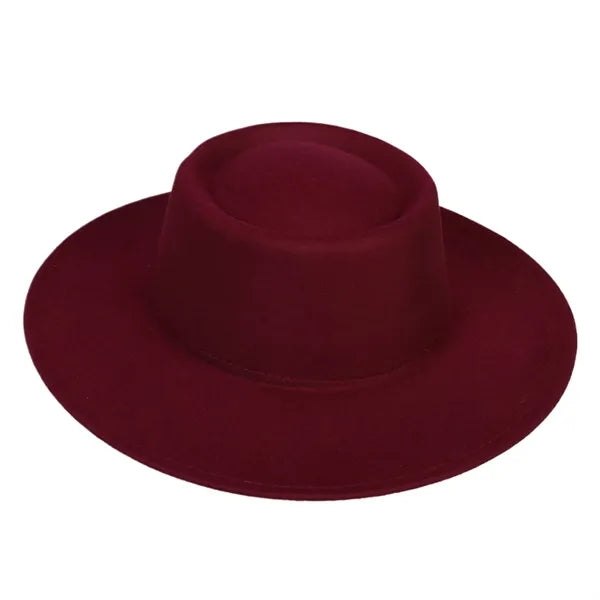 MOQ50 Wide Brim Vintage Fedora Hat