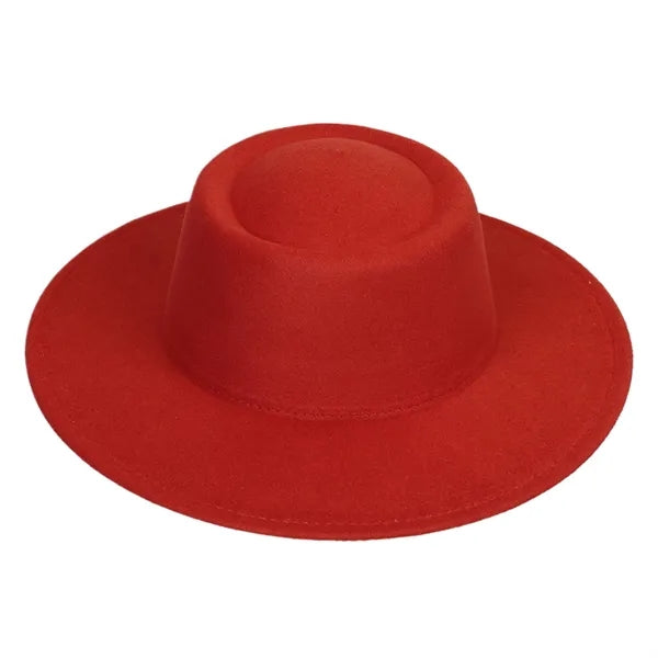 MOQ50 Wide Brim Vintage Fedora Hat