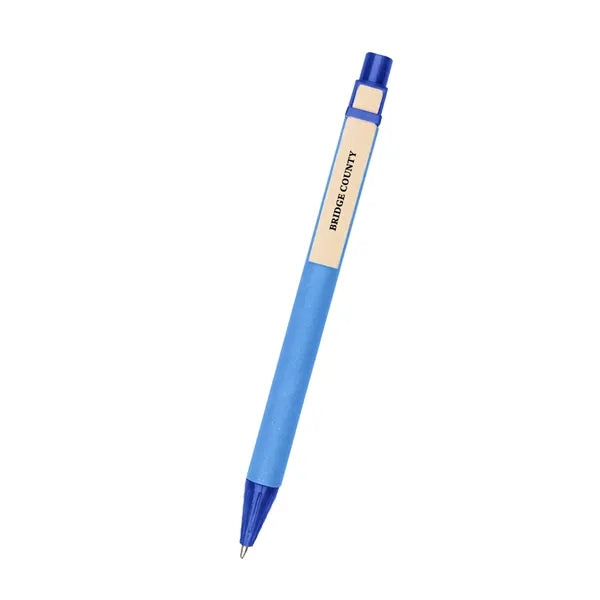 Eco-Inspired Pen With Color Barrel