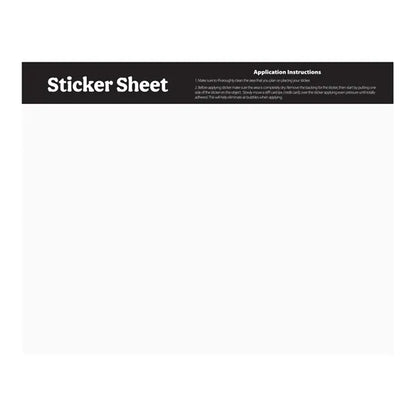 Sticker Sheet 5.5" x 7" Custom Shapes