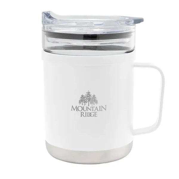 15 Oz. Glass & Stainless Steel Mug