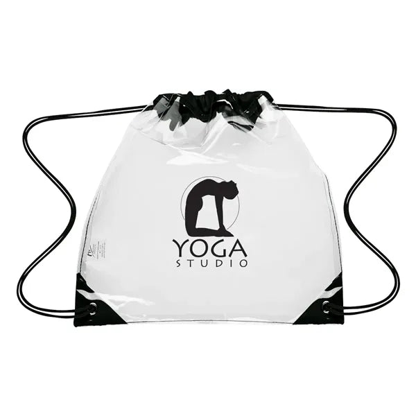 Touchdown Clear EVA Drawstring Backpack