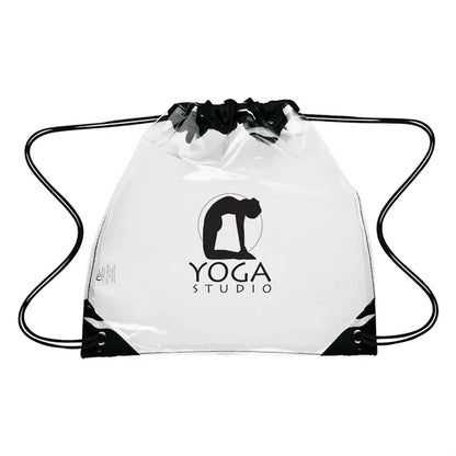 Touchdown Clear EVA Drawstring Backpack