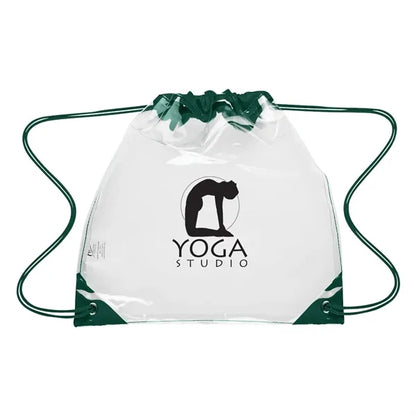 Touchdown Clear EVA Drawstring Backpack