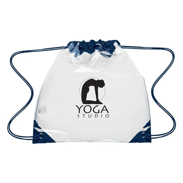 Touchdown Clear EVA Drawstring Backpack