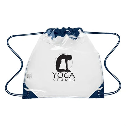 Touchdown Clear EVA Drawstring Backpack