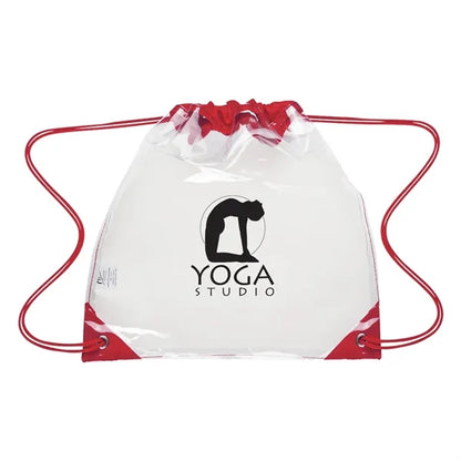 Touchdown Clear EVA Drawstring Backpack