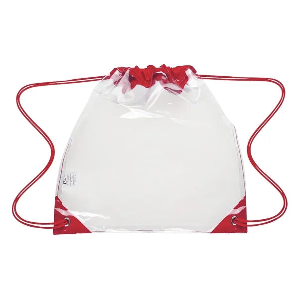 Touchdown Clear EVA Drawstring Backpack