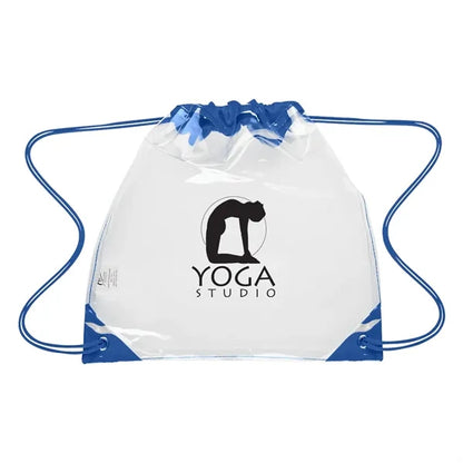 Touchdown Clear EVA Drawstring Backpack