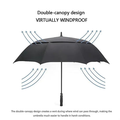 30 Inch Golf Breathable Double Automatic Umbrella