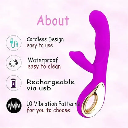 Portable Handheld Silicone Bullet Massage Rod