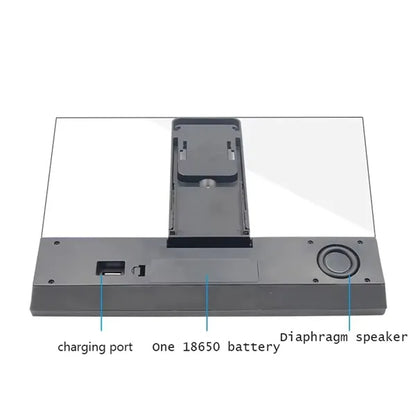 12 Inch 3D Screen Magnifier Stand  With Bluetooth Speakers