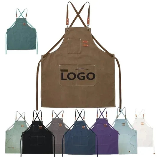 Adjustable Denim Bib Apron