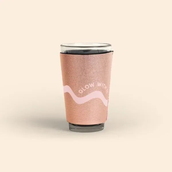 PINT GLASS SLEEVE - METALLIC NEOPRENE