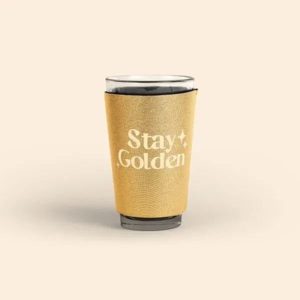 PINT GLASS SLEEVE - METALLIC NEOPRENE