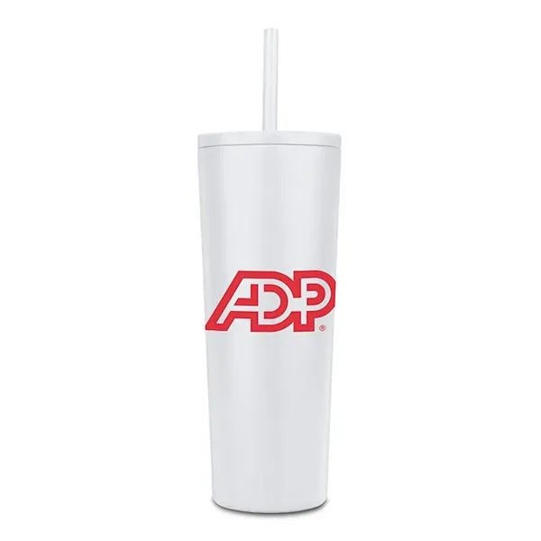 Natick 27oz Double Wall SS Mug with Straw