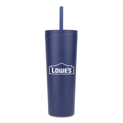 Natick 27oz Double Wall SS Mug with Straw