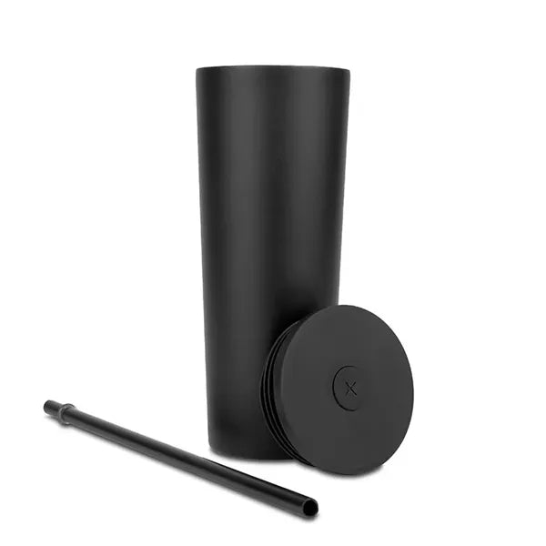 Natick 27oz Double Wall SS Mug with Straw
