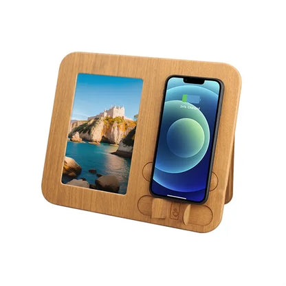 Wireless Charger w/ Picture Frame Charging Station