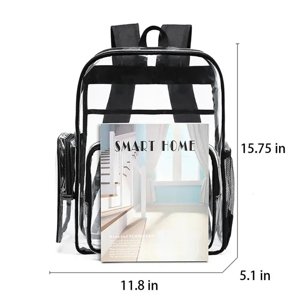 Waterproof See Through Backpack Stadium Clear Bag