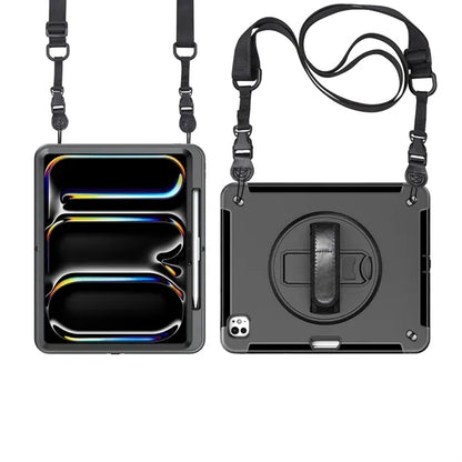iPad 13 Pro 2024  M4 Hand strap Case w/Shoulder Strap