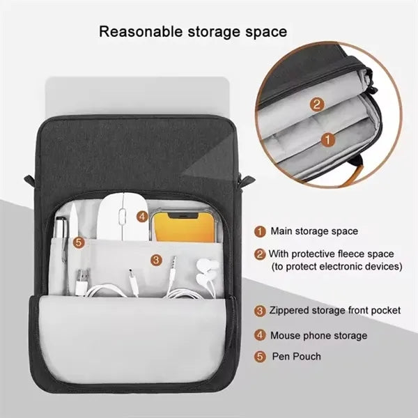Portable One Shoulder Business Laptop Bag