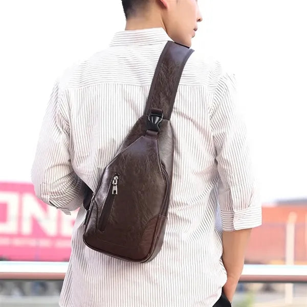 PU Shoulder Cross Chest Bag
