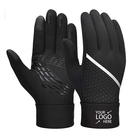 Warm Anti Slip Reflective Touch Screen Thermal Gloves
