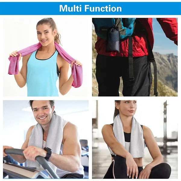 Portable Pocket Quick Dry Absorb Sweat Cooling Towel