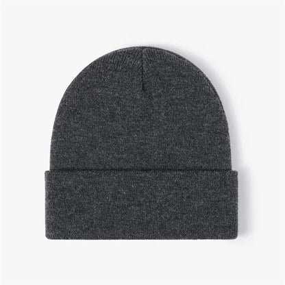Winter Knit Cuffed Beanie Hat