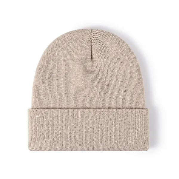 Winter Knit Cuffed Beanie Hat