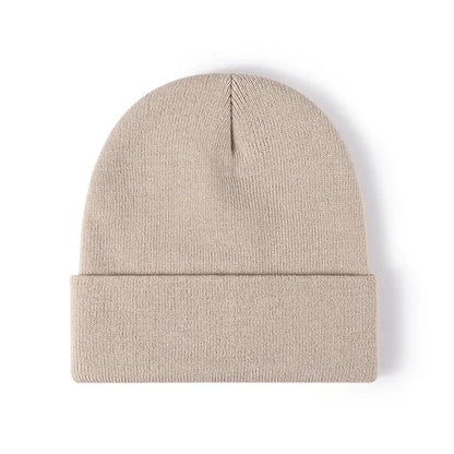 Winter Knit Cuffed Beanie Hat