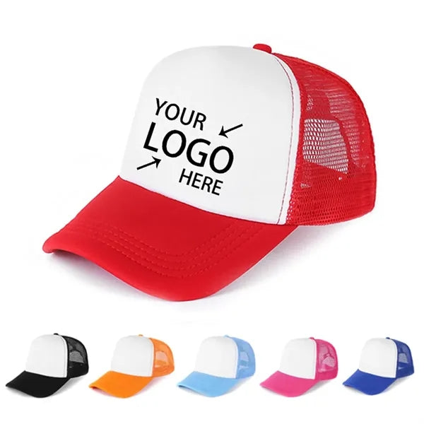 Two Tone Trucker Hat  Mesh Baseball Cap