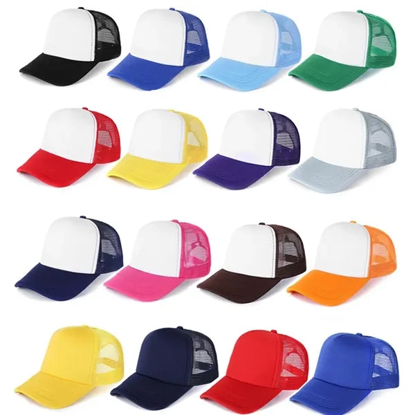Two Tone Trucker Hat  Mesh Baseball Cap