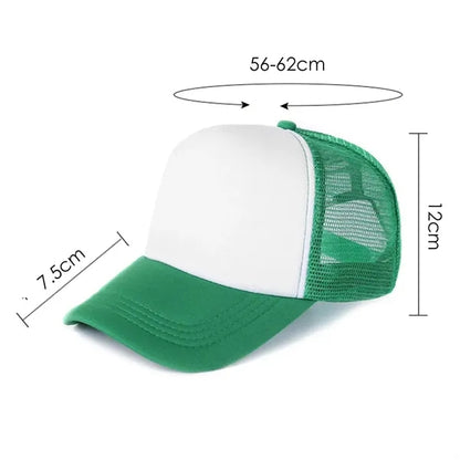 Two Tone Trucker Hat  Mesh Baseball Cap