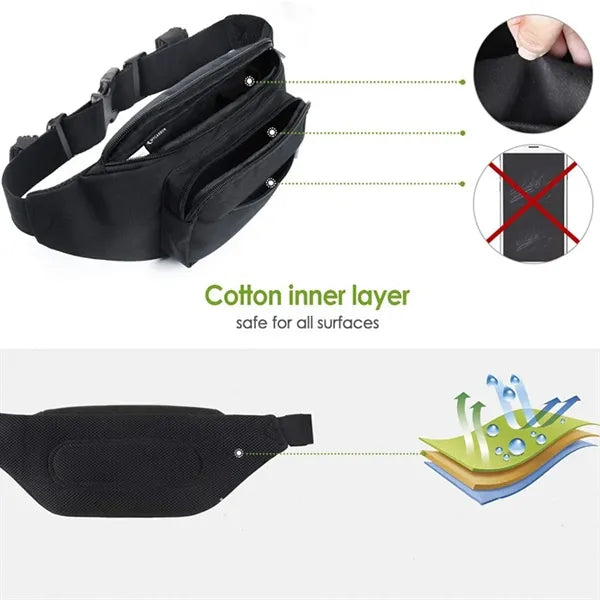 Quick Release Buckle Travel Sports Waist Fanny Pack Bag