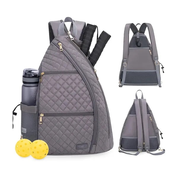 Women's Quilted Crossbody Pickleball Bag