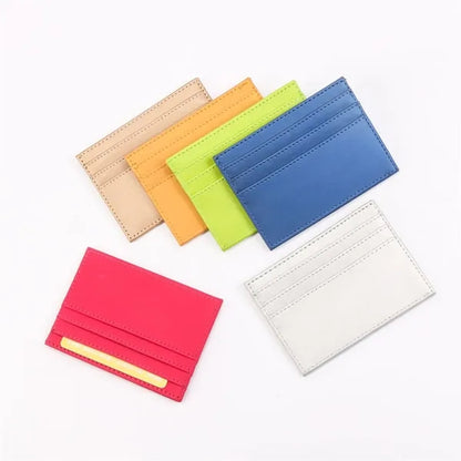 Slim Minimalist Front Credit Card Holder Pocket Wallet