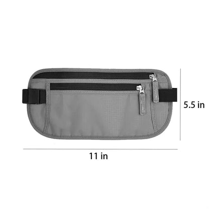 Travel Anti-Theft RFID Money Hidden Belt Fanny Pack