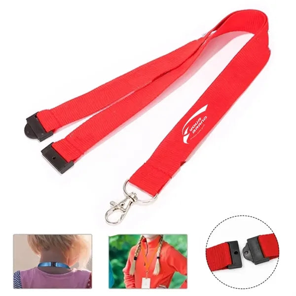 Customized Name & Logo Printed Safety Breakaway Lanyard