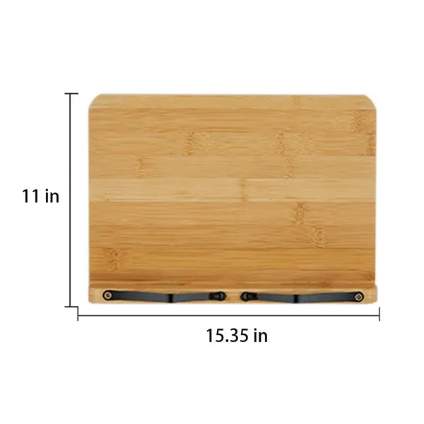 Portable Adjustable Foldable Bookstand Bamboo Book Holder