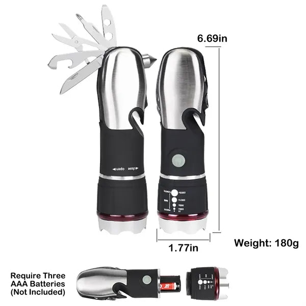 Multifunctional Tactical Flashlight Tool