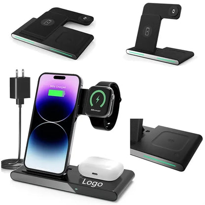 Wireless charger three in one QI certified
