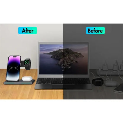 Wireless charger three in one QI certified
