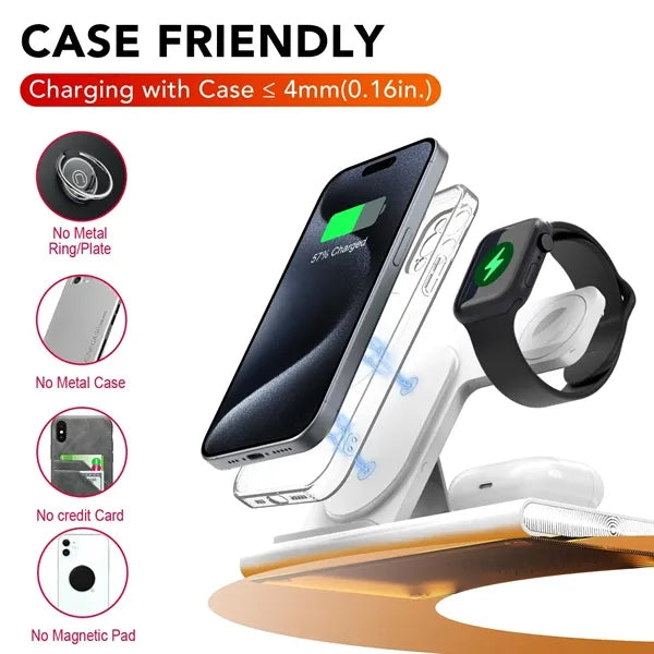 3 in 1 Wireless Charging Station